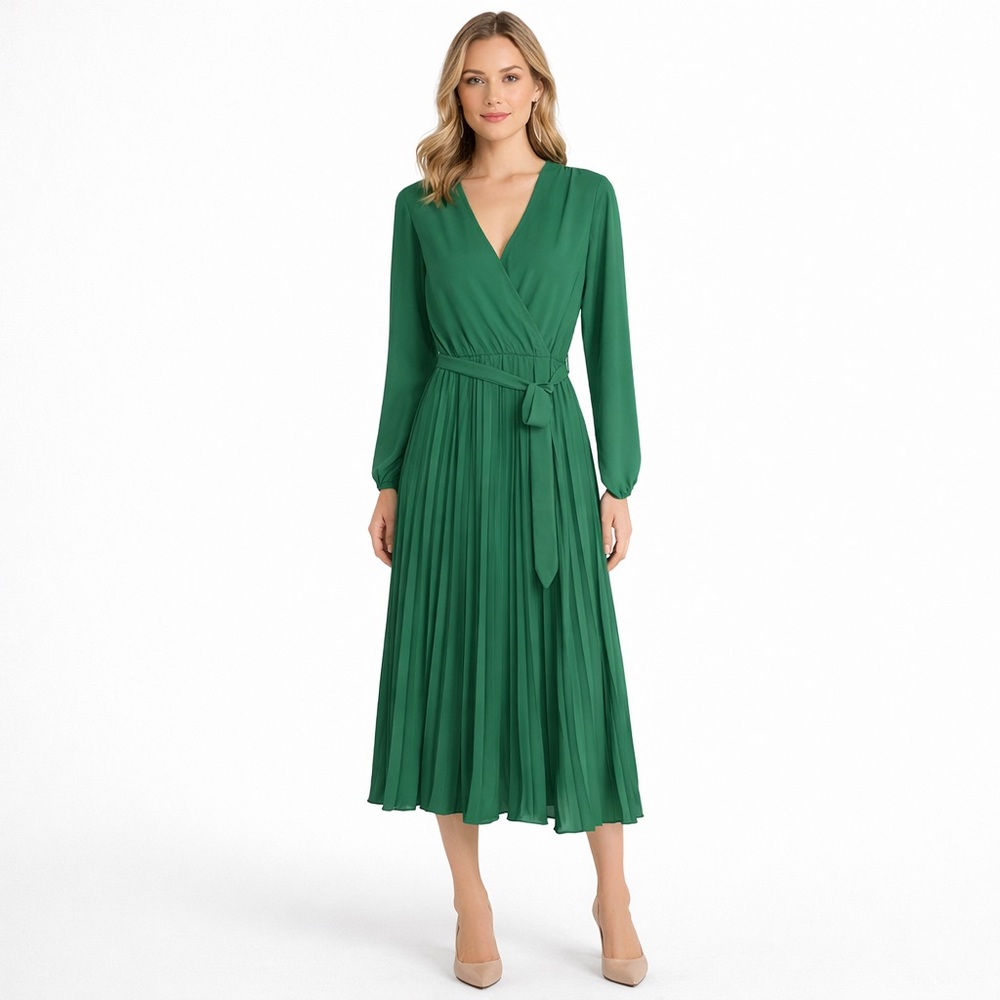 NWOT Pretty Garden Wrap Dress
